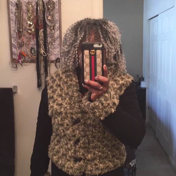 reversible Teddy Bear wool jacket medium fjall - Picture 4 of 7